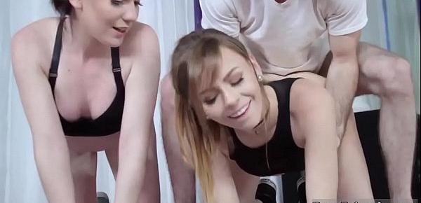  Young teen first time Yoga Perv